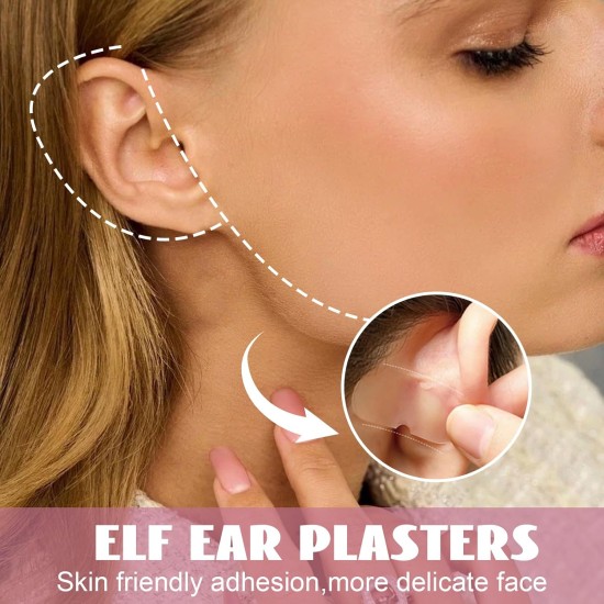 Pack of 30 Cosmetic Ear Corrector Ear Corrector, Self-Adhesive Elf Ear Patches, Concealed Cosmetic Ear Corrector for Protruding Ears Pack of 30 Cosmetic Ear Corrector Ear Corrector, Self-Adhesive Elf Ear Patches, Concealed Cosmetic Ear Corrector for Protruding Ears
