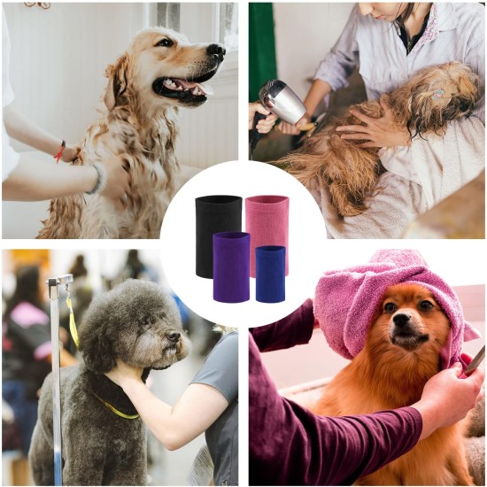 Pack of 4 Ear Protectors for Dogs, Snoods for Dogs, Cotton Material, Without Flap, Earmuffs, Soundproof Earmuffs, Dog Neck and Ear Warmers, Dog Ear Protection for Noise Reduction Pack of 4 Ear Protectors for Dogs, Snoods for Dogs, Cotton Material, Without Flap, Earmuffs, Soundproof Earmuffs, Dog Neck and Ear Warmers, Dog Ear Protection for Noise Reduction