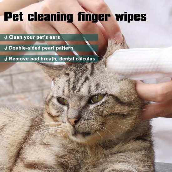 Pack of 50 Ear Care Finger Pads for Dogs, Ear Cleaner for Dogs, Practical Ear Cleaner for Dogs, Dog Ear Cleaner for Ear Hygiene, Gentle Ear Cleaner for Care and Cleaning Pack of 50 Ear Care Finger Pads for Dogs, Ear Cleaner for Dogs, Practical Ear Cleaner for Dogs, Dog Ear Cleaner for Ear Hygiene, Gentle Ear Cleaner for Care and Cleaning