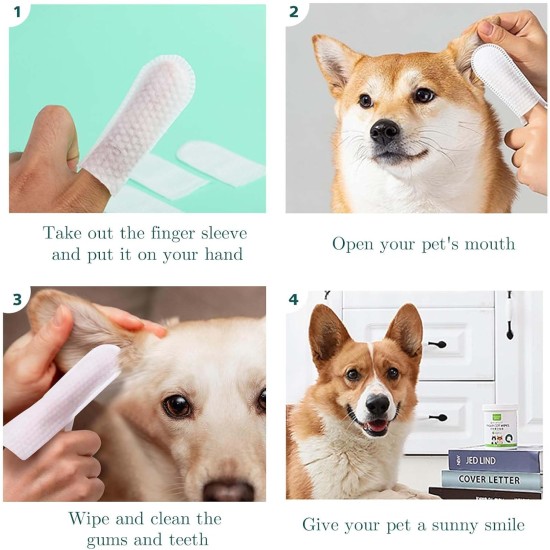 Pack of 50 Ear Care Finger Pads for Dogs, Ear Cleaner for Dogs, Practical Ear Cleaner for Dogs, Dog Ear Cleaner for Ear Hygiene, Gentle Ear Cleaner for Care and Cleaning Pack of 50 Ear Care Finger Pads for Dogs, Ear Cleaner for Dogs, Practical Ear Cleaner for Dogs, Dog Ear Cleaner for Ear Hygiene, Gentle Ear Cleaner for Care and Cleaning
