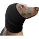 Pet Bandana, Dog Earmuffs for Dogs, Hearing Protection, for Dog Anxiety, Grooming, Earmuffs, Dog Ear Protection, Soothing (Black, L)