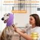 Pet Bandana, Dog Earmuffs for Dogs, Hearing Protection, for Dog Anxiety, Grooming, Earmuffs, Dog Ear Protection, Soothing (Black, L)