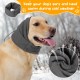 Pet Ear Flap Head Wrap, Soothing Earmuffs for Dogs, Easy to Clean Headgear for Dogs with Adjustable Self-Adhesive Tape for Dogs