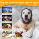 Pet Ear Flap Head Wrap, Soothing Earmuffs for Dogs, Easy to Clean Headgear for Dogs with Adjustable Self-Adhesive Tape for Dogs