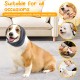 Pet Ear Flap Head Wrap, Soothing Earmuffs for Dogs, Easy to Clean Headgear for Dogs with Adjustable Self-Adhesive Tape for Dogs