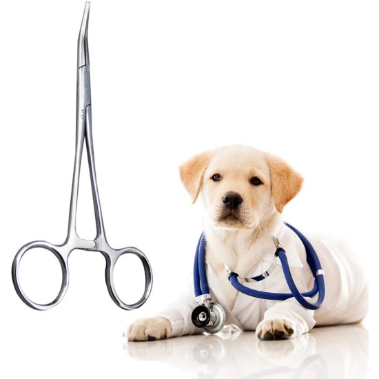 Pet Ear Hair Tweezers, Pet Hair Removal Pliers, Stainless Steel Pet Pliers, Veterinary Pliers, Hemostatic Tweezers for Pets, for Cats, Dogs, Rabbits Pet Ear Hair Tweezers, Pet Hair Removal Pliers, Stainless Steel Pet Pliers, Veterinary Pliers, Hemostatic Tweezers for Pets, for Cats, Dogs, Rabbits