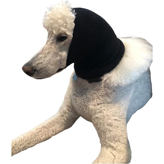 Pet Hoodz for Dogs, Anxiety, Grooming, Earmuffs, Calming Hood, Ear Compression, Pet Hoodie, Dog Ear Wrap, Black, XL Pet Hoodz for Dogs, Anxiety, Grooming, Earmuffs, Calming Hood, Ear Compression, Pet Hoodie, Dog Ear Wrap, Black, XL