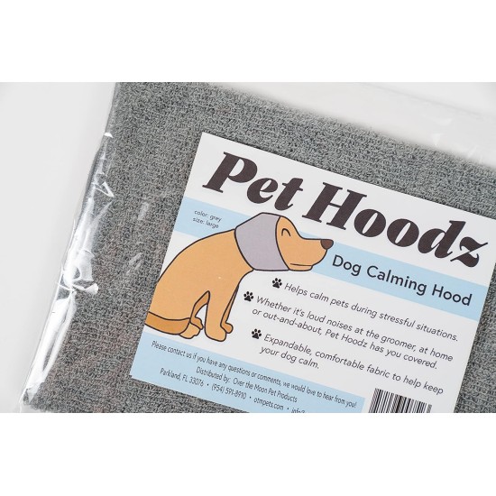 Pet Hoodz for Dogs, Anxiety, Grooming, Earmuffs, Calming Hood, Ear Compression, Pet Hoodie, Dog Ear Wrap, Black, XL Pet Hoodz for Dogs, Anxiety, Grooming, Earmuffs, Calming Hood, Ear Compression, Pet Hoodie, Dog Ear Wrap, Black, XL