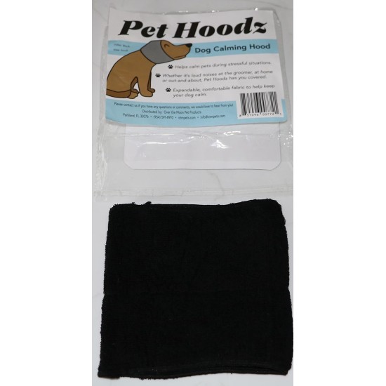 Pet Hoodz for Dogs, Anxiety, Grooming, Earmuffs, Calming Hood, Ear Compression, Pet Hoodie, Dog Ear Wrap, Black, XL Pet Hoodz for Dogs, Anxiety, Grooming, Earmuffs, Calming Hood, Ear Compression, Pet Hoodie, Dog Ear Wrap, Black, XL