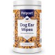 Petpost Ear Cleaner for Dogs - 60 Ultra Soft Cotton Wipes Soaked in Coconut Oil / Aloe Solution - Care for Ear Mites and Ear Infections Petpost Ear Cleaner for Dogs - 60 Ultra Soft Cotton Wipes Soaked in Coconut Oil / Aloe Solution - Care for Ear Mites and Ear Infections