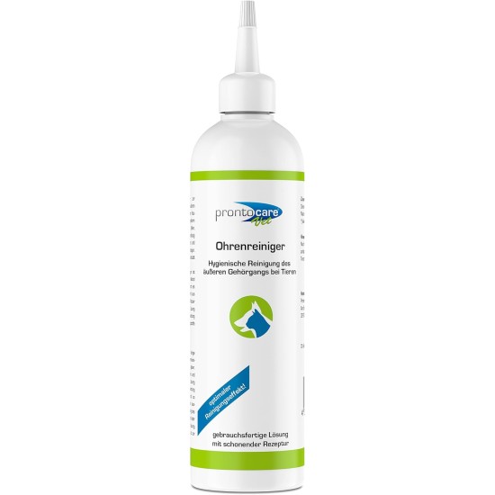 Prontocare - Vet 250 ml Ear Cleaner for Dogs and Cats | Minimises Itching, Burning and Head Shaking Prontocare - Vet 250 ml Ear Cleaner for Dogs and Cats | Minimises Itching, Burning and Head Shaking