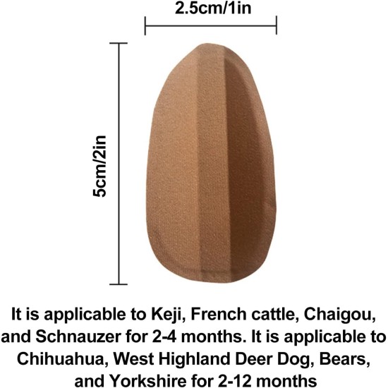 Pssopp Dog Ear Support Patch, Dog Ear Patch Stickers, Puppy Ear Stickers, Fixed Support, Puppy Ear Lifting Tool (#6) Pssopp Dog Ear Support Patch, Dog Ear Patch Stickers, Puppy Ear Stickers, Fixed Support, Puppy Ear Lifting Tool (#6)