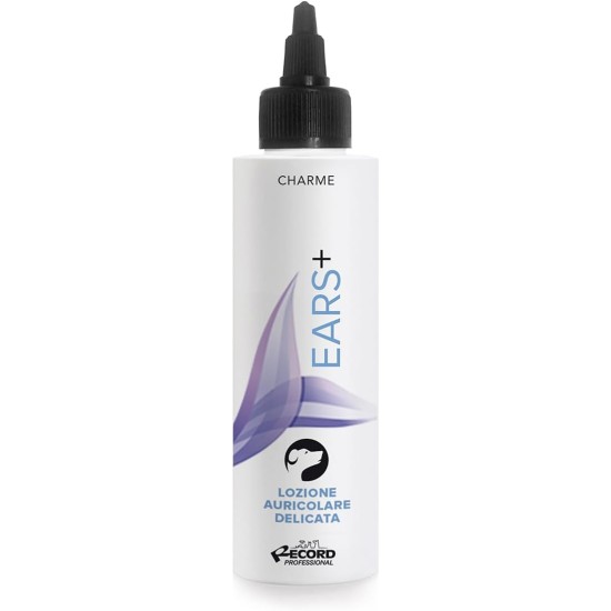 Record Charme Ears+ Gentle Ear Lotion for Dogs. Ear Drops with Plant Extracts Protect and Soothing Against Congestion for All Breeds, Made in Italy, 100 ml Record Charme Ears+ Gentle Ear Lotion for Dogs. Ear Drops with Plant Extracts Protect and Soothing Against Congestion for All Breeds, Made in Italy, 100 ml