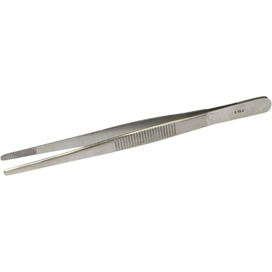 Schecker Ear Tweezers Straight for Dogs Ear Tweezers Stainless Steel Rustproof Ribbed Grip Surface and Tip Schecker Ear Tweezers Straight for Dogs Ear Tweezers Stainless Steel Rustproof Ribbed Grip Surface and Tip