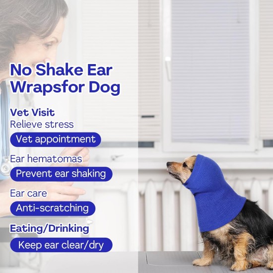 Soothing Earmuffs, Noise Protection, Hearing Protection for Dogs, Ear Protection, Dog Wind, Winter Dog Head Wrap, Neck Warmer, Soothing Ear Muffs for Dog Ear Protection (S) Soothing Earmuffs, Noise Protection, Hearing Protection for Dogs, Ear Protection, Dog Wind, Winter Dog Head Wrap, Neck Warmer, Soothing Ear Muffs for Dog Ear Protection (S)