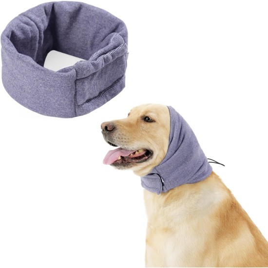 Soothing Earmuffs for Dogs, Pet Ear Flap Head Wrap, Adjustable Velcro Dog Ear Warmers for Anxiety Relief Pet (Pink, M) Soothing Earmuffs for Dogs, Pet Ear Flap Head Wrap, Adjustable Velcro Dog Ear Warmers for Anxiety Relief Pet (Pink, M)