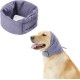 Soothing Earmuffs for Dogs, Pet Ear Flap Head Wrap, Adjustable Velcro Dog Ear Warmers for Anxiety Relief Pet (Pink, M)