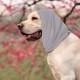 Soothing Earmuffs for Dogs Reduces Noise Hearing Protection Dog Ear Flap Head Wrap Comfortable Anxiety Resistant Winter Wash Head for Dogs for Care Bathing L (Grey)