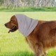 Soothing Earmuffs for Dogs Reduces Noise Hearing Protection Dog Ear Flap Head Wrap Comfortable Anxiety Resistant Winter Wash Head for Dogs for Care Bathing L (Grey)