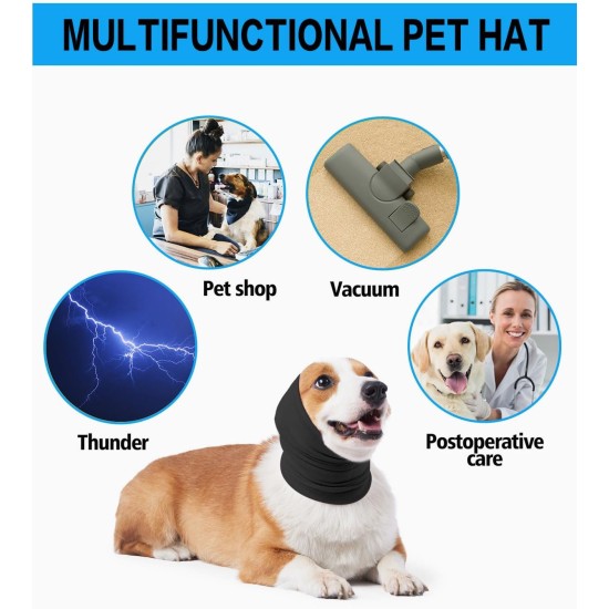 TPZORJX 1 Piece Happy Dog Cat Hoodie Noise Hearing Protection Soothing Earmuffs Ear and Wind Protection Reduce Fear of Fireworks Great After Surgery TPZORJX 1 Piece Happy Dog Cat Hoodie Noise Hearing Protection Soothing Earmuffs Ear and Wind Protection Reduce Fear of Fireworks Great After Surgery