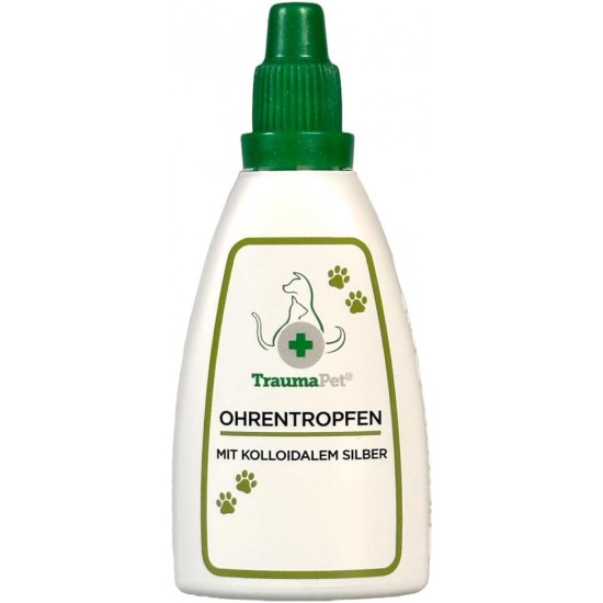 TraumaPet Ear Drops Colloidal Silver for Dogs and Cats 50 ml TraumaPet Ear Drops Colloidal Silver for Dogs and Cats 50 ml