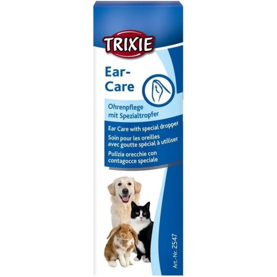 Trixie Ear Care Drop for Dog, Cat and Small Animals, 50 ml, Pack of 6 Trixie Ear Care Drop for Dog, Cat and Small Animals, 50 ml, Pack of 6