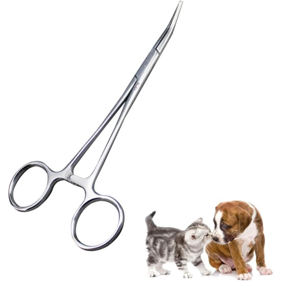 Tweezers for Ear Hair for Pets, Artery Clamp, Dog Scissors, Ear Powder, Hair Removal for Dogs, Stainless Steel Pet Tongs, Hemostatic, Pliers for Removing Pet Hair, Ear Cleaning for Pets Tweezers for Ear Hair for Pets, Artery Clamp, Dog Scissors, Ear Powder, Hair Removal for Dogs, Stainless Steel Pet Tongs, Hemostatic, Pliers for Removing Pet Hair, Ear Cleaning for Pets