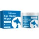 VENNERLI Pet Ear Cleaning Finger Wipes for Cats and Dogs Ear Cleaning Remove Earwax Eliminate Odour Keep Pet Ear Fresh Comfortable Prevent Dryness Peeling (50 Pieces) VENNERLI Pet Ear Cleaning Finger Wipes for Cats and Dogs Ear Cleaning Remove Earwax Eliminate Odour Keep Pet Ear Fresh Comfortable Prevent Dryness Peeling (50 Pieces)