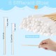 Vaktop Dog Cotton Buds, Pack of 100, 2 Sizes, Pet Ear Cleaner, Long, Ear Cleaning Sticks, Pet with Wide Head, for Pets, Dogs, Cats (15 cm/12 cm) Vaktop Dog Cotton Buds, Pack of 100, 2 Sizes, Pet Ear Cleaner, Long, Ear Cleaning Sticks, Pet with Wide Head, for Pets, Dogs, Cats (15 cm/12 cm)