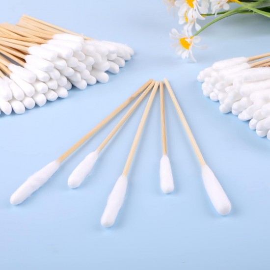 Vaktop Dog Cotton Buds, Pack of 100, 2 Sizes, Pet Ear Cleaner, Long, Ear Cleaning Sticks, Pet with Wide Head, for Pets, Dogs, Cats (15 cm/12 cm) Vaktop Dog Cotton Buds, Pack of 100, 2 Sizes, Pet Ear Cleaner, Long, Ear Cleaning Sticks, Pet with Wide Head, for Pets, Dogs, Cats (15 cm/12 cm)
