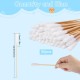 Vaktop Dog Cotton Buds, Pack of 100, 2 Sizes, Pet Ear Cleaner, Long, Ear Cleaning Sticks, Pet with Wide Head, for Pets, Dogs, Cats (15 cm/12 cm) Vaktop Dog Cotton Buds, Pack of 100, 2 Sizes, Pet Ear Cleaner, Long, Ear Cleaning Sticks, Pet with Wide Head, for Pets, Dogs, Cats (15 cm/12 cm)