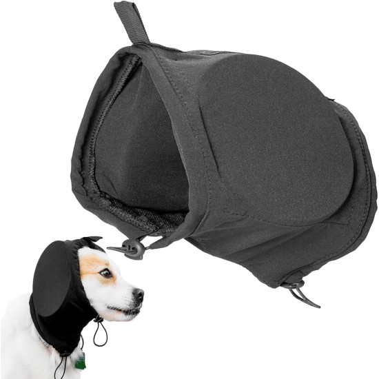 Veesper Dog Ear Pain Noise Protection, Dog Headphones Headband Dog Noise Cancellation Ear Scraps Dog Fireworks Soothe Ear Muffs for Dog Ear Protection Winter Dog Head Wrap with Cord Basket L Veesper Dog Ear Pain Noise Protection, Dog Headphones Headband Dog Noise Cancellation Ear Scraps Dog Fireworks Soothe Ear Muffs for Dog Ear Protection Winter Dog Head Wrap with Cord Basket L