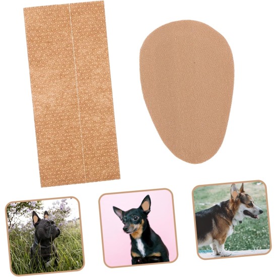 WOONEKY 1 Pair of Ear Plasters for Pets for Dog Ears for Dog Ears Sticker for Ears to Stand Up Tape for Dog Ears Correct Ear to Stand Up for Pets WOONEKY 1 Pair of Ear Plasters for Pets for Dog Ears for Dog Ears Sticker for Ears to Stand Up Tape for Dog Ears Correct Ear to Stand Up for Pets