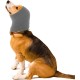 cobee Neck and Ear Warmers for Dogs, Earmuffs for Dogs for Comfort Anxiety Bathing Care Reduce Noise Neck and Ear Warmers Hood Soothing Ear Covers (Size S, Grey)
