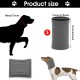 cobee Neck and Ear Warmers for Dogs, Earmuffs for Dogs for Comfort Anxiety Bathing Care Reduce Noise Neck and Ear Warmers Hood Soothing Ear Covers (Size S, Grey)