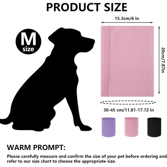 oruola Pack of 3 Dog Earmuffs, Dog Hearing Protection, Comfort Noise Protection for Dogs, Anti-Anxiety Pet Scarf, Dog Ear Muffs for Noise Reduction, Neck and Ear Warmer, Dog Scarf (Black + Purple + oruola Pack of 3 Dog Earmuffs, Dog Hearing Protection, Comfort Noise Protection for Dogs, Anti-Anxiety Pet Scarf, Dog Ear Muffs for Noise Reduction, Neck and Ear Warmer, Dog Scarf (Black + Purple +