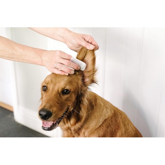 pet wiz Ear Cloths for Dogs & Cats Clean, Soothe & Disinfect with Natural Active Ingredients Aloe Vera, Witch Hazel Tea Tree Oil and Blue Chamomile Extract pet wiz Ear Cloths for Dogs & Cats Clean, Soothe & Disinfect with Natural Active Ingredients Aloe Vera, Witch Hazel Tea Tree Oil and Blue Chamomile Extract