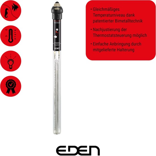 94157 300 heater reacts to current water temperature, avoids the smallest deviations thanks to bimetal technology, 300 watts 94157 300 heater reacts to current water temperature, avoids the smallest deviations thanks to bimetal technology, 300 watts