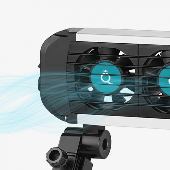 AQPET Frostline 2 Element Cooling Fan System for Aquariums up to 120 Litres for Freshwater and Saltwater Aquariums with Controller, Swivel Fan AQPET Frostline 2 Element Cooling Fan System for Aquariums up to 120 Litres for Freshwater and Saltwater Aquariums with Controller, Swivel Fan