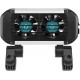AQPET Frostline 2 Element Cooling Fan System for Aquariums up to 120 Litres for Freshwater and Saltwater Aquariums with Controller, Swivel Fan AQPET Frostline 2 Element Cooling Fan System for Aquariums up to 120 Litres for Freshwater and Saltwater Aquariums with Controller, Swivel Fan