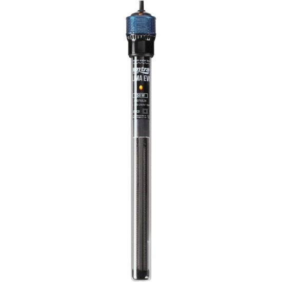 Amtra Klima EVO Automatic Heater for Aquariums up to 150 Litres, Adjustable from 18 to 34 Degrees, Shatterproof Quartz Tube, with Suction Cups, Power 150 W Amtra Klima EVO Automatic Heater for Aquariums up to 150 Litres, Adjustable from 18 to 34 Degrees, Shatterproof Quartz Tube, with Suction Cups, Power 150 W