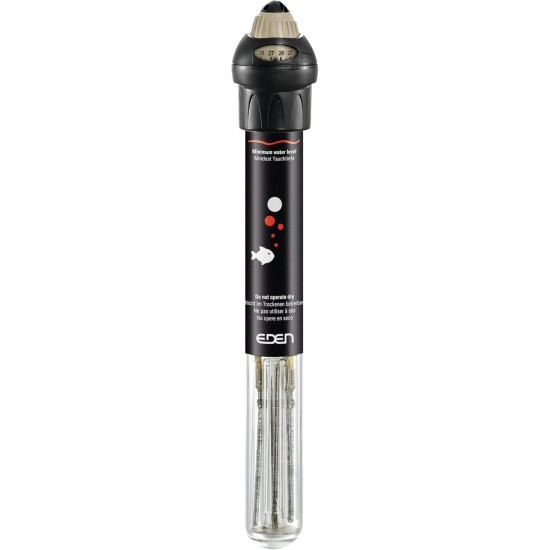 Eden 94151 50 heater reacts to current water temperature avoids the smallest deviations thanks to bimetallic technology 50 watts Eden 94151 50 heater reacts to current water temperature avoids the smallest deviations thanks to bimetallic technology 50 watts