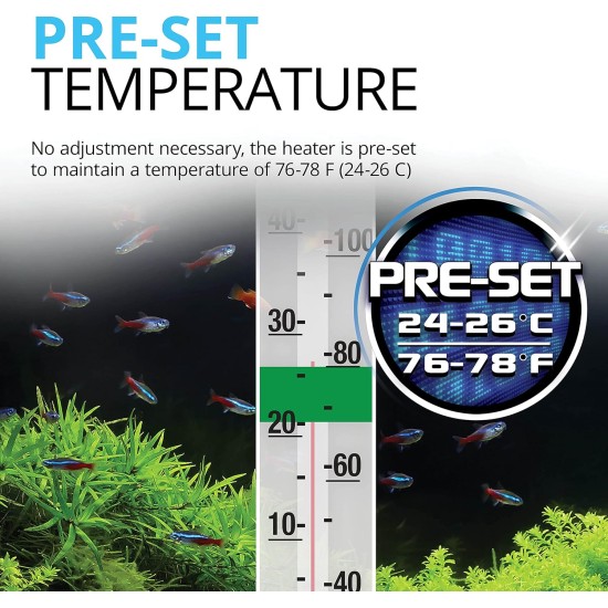 Fluval Aquarium Heater P25, Completely Submersible Aquarium Heater for Aquariums up to 25 L, 25 W Fluval Aquarium Heater P25, Completely Submersible Aquarium Heater for Aquariums up to 25 L, 25 W