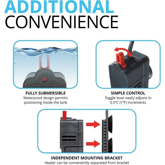 Fluval E Advanced Electronic Heater, 100 W Fluval E Advanced Electronic Heater, 100 W
