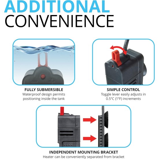 Fluval E Advanced Electronic Heater, 100 W Fluval E Advanced Electronic Heater, 100 W