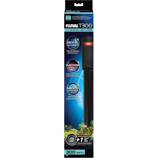 Fluval T150 Fully Electronic Heater for Freshwater Aquariums up to 45 Gal, 14882 Fluval T150 Fully Electronic Heater for Freshwater Aquariums up to 45 Gal, 14882