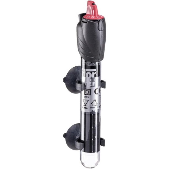 Hydor THEO 50W Aquarium Heater Turtle Tanks Submersible Thermal Shock Unbreakable with Scale and Suction Cups Hydor THEO 50W Aquarium Heater Turtle Tanks Submersible Thermal Shock Unbreakable with Scale and Suction Cups