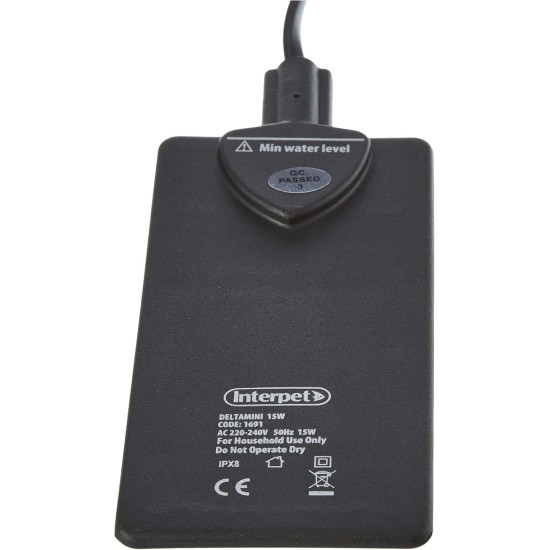 Interpet Delta Mini Nano Aquarium Heater 15 W - For up to 20 Litre Aquariums Interpet Delta Mini Nano Aquarium Heater 15 W - For up to 20 Litre Aquariums