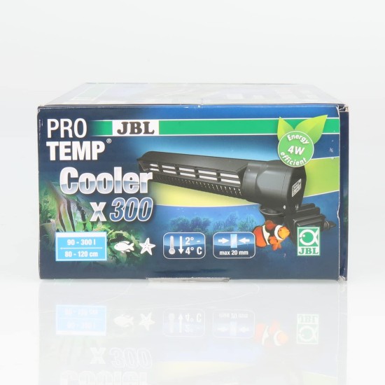 JBL PROTEMP Cooler x300 Cooling Fan for Aquariums from 90 - 300 L, Freshwater and Saltwater, Colour Grey/Black JBL PROTEMP Cooler x300 Cooling Fan for Aquariums from 90 - 300 L, Freshwater and Saltwater, Colour Grey/Black