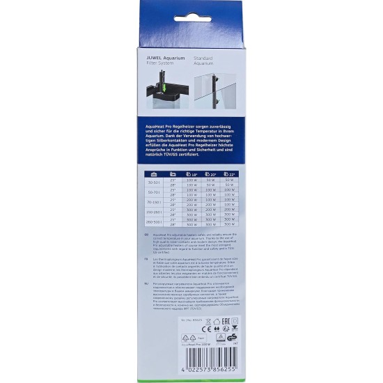 JUWEL Aquarium - AquaHeat Pro 100 Watt - Control Heater JUWEL Aquarium - AquaHeat Pro 100 Watt - Control Heater